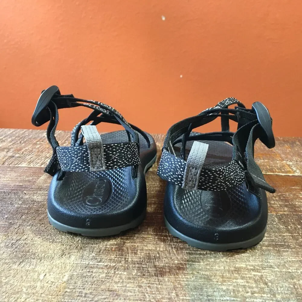 Chaco ZX/1 Ecotread Big Kid Size 3 Dual Adjustable Strap Sandal Black Sport Shoe